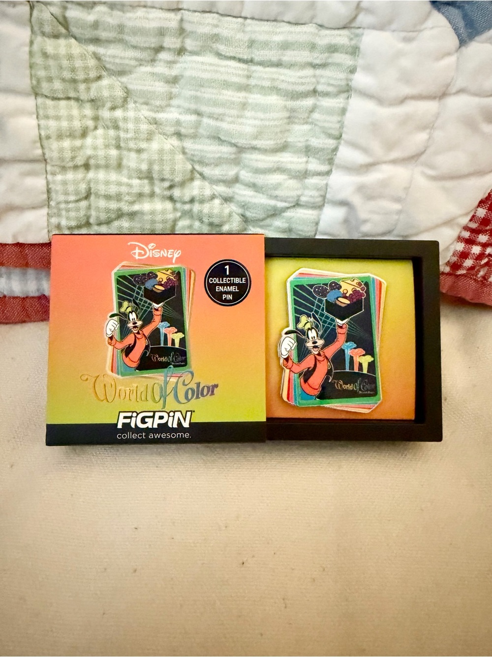 FigPin World of Color Collectible Enamel Pin Goofy Exclusive Dessert Party